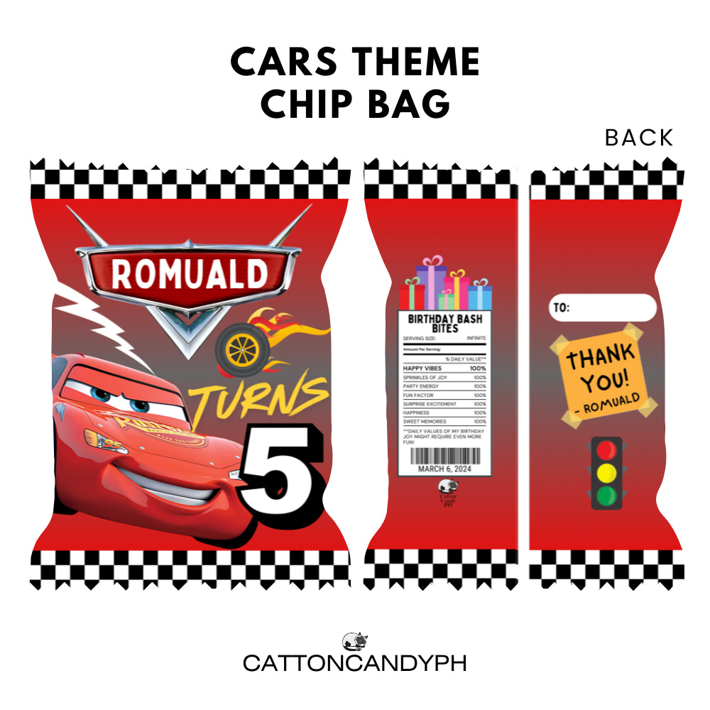 Personalized Birthday Loot Bag Party Favor Souvenir Chip Bag