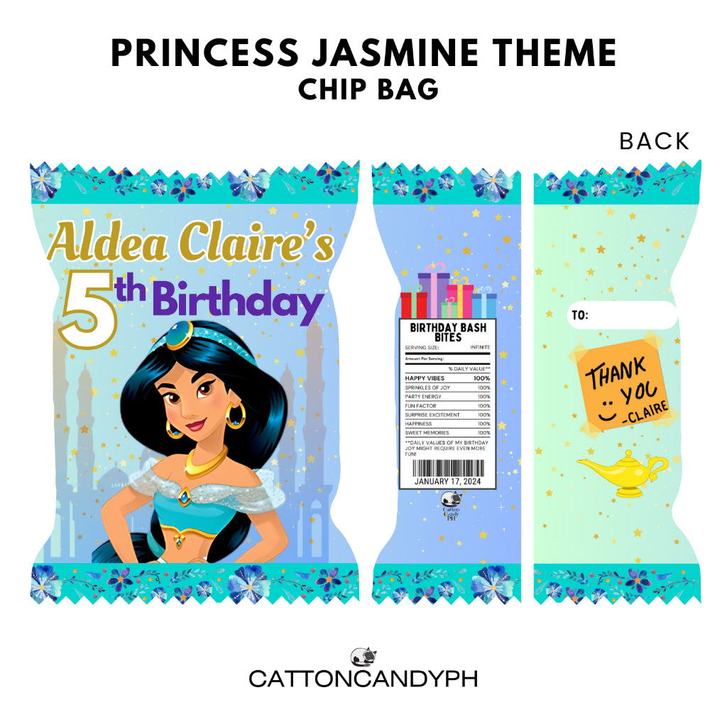 Personalized Birthday Loot Bag Party Favor Souvenir Chip Bag