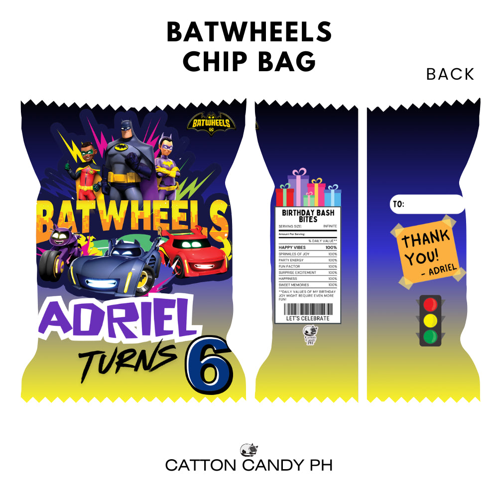 Personalized Birthday Loot Bag Party Favor Souvenir Chip Bag