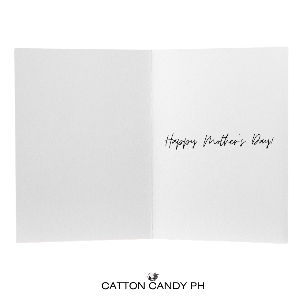 Happy Mother's Day Greeting Card (You are my heart, mom) with Envelope
