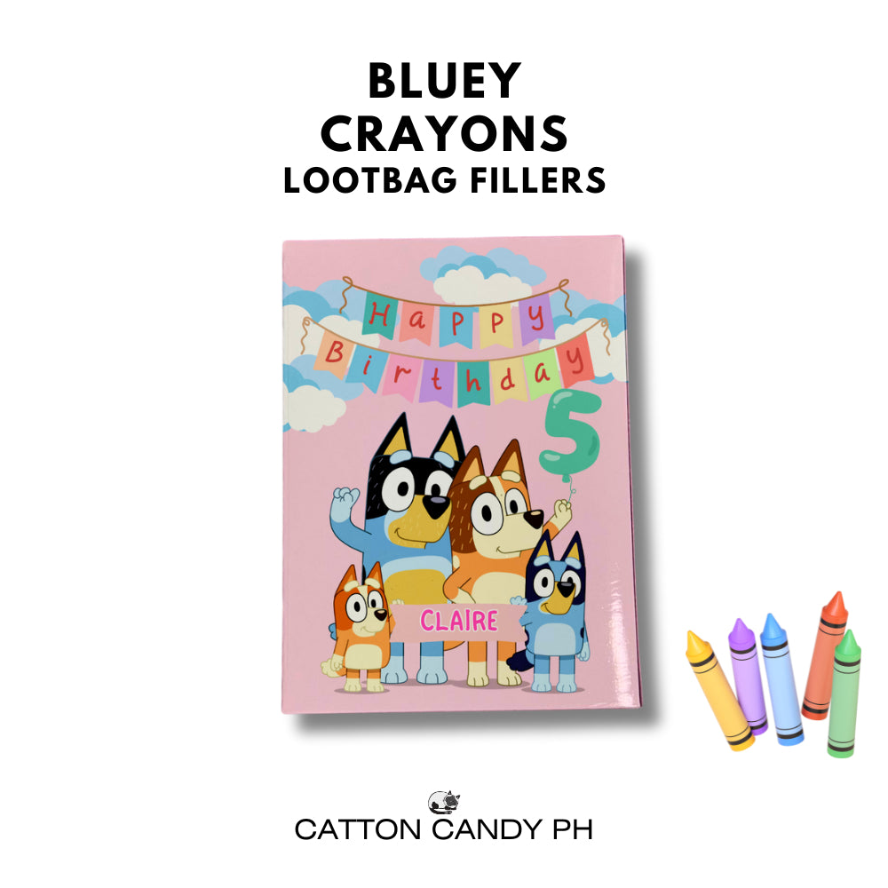 Personalized Crayons Birthday Loot bag fillers Party Souvenir