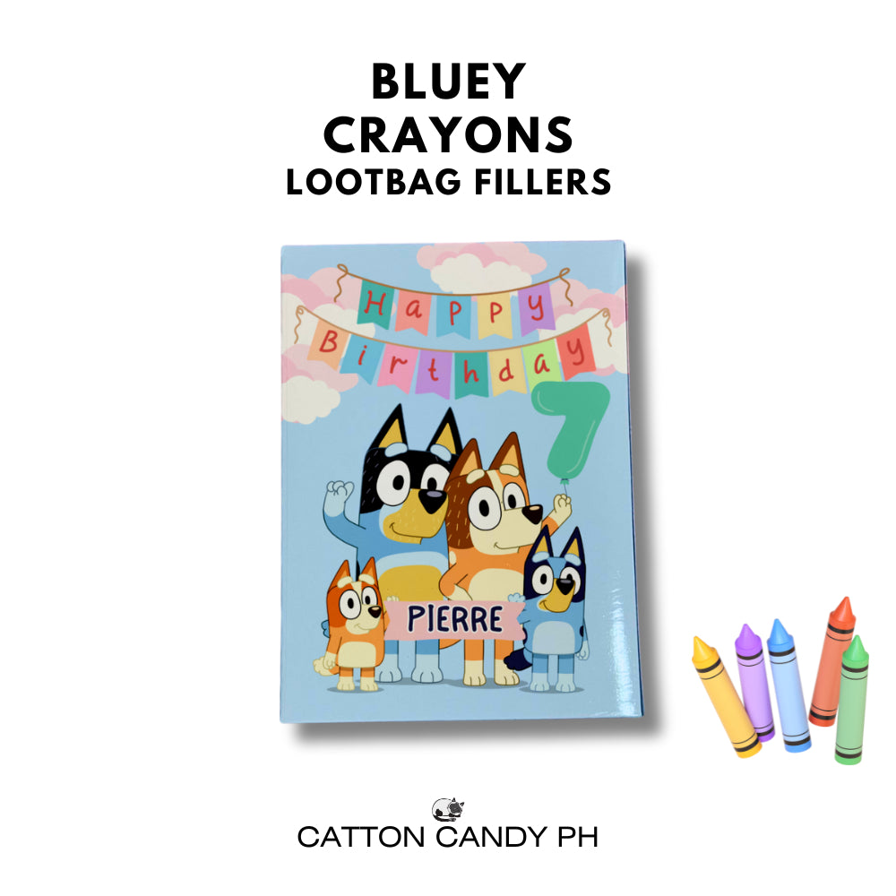 Personalized Crayons Birthday Loot bag fillers Party Souvenir