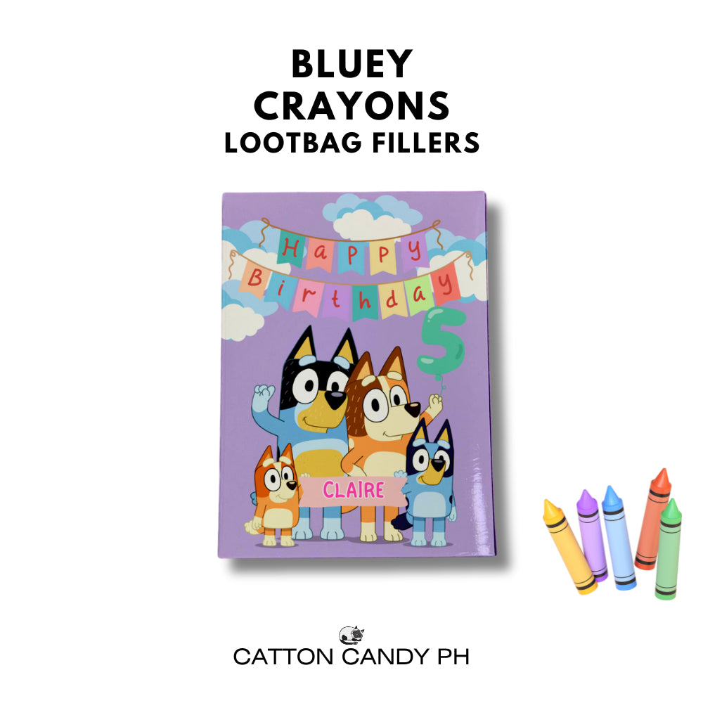 Personalized Crayons Birthday Loot bag fillers Party Souvenir