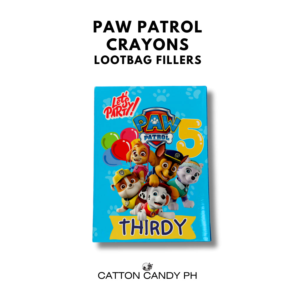 Personalized Crayons Birthday Loot bag fillers Party Souvenir