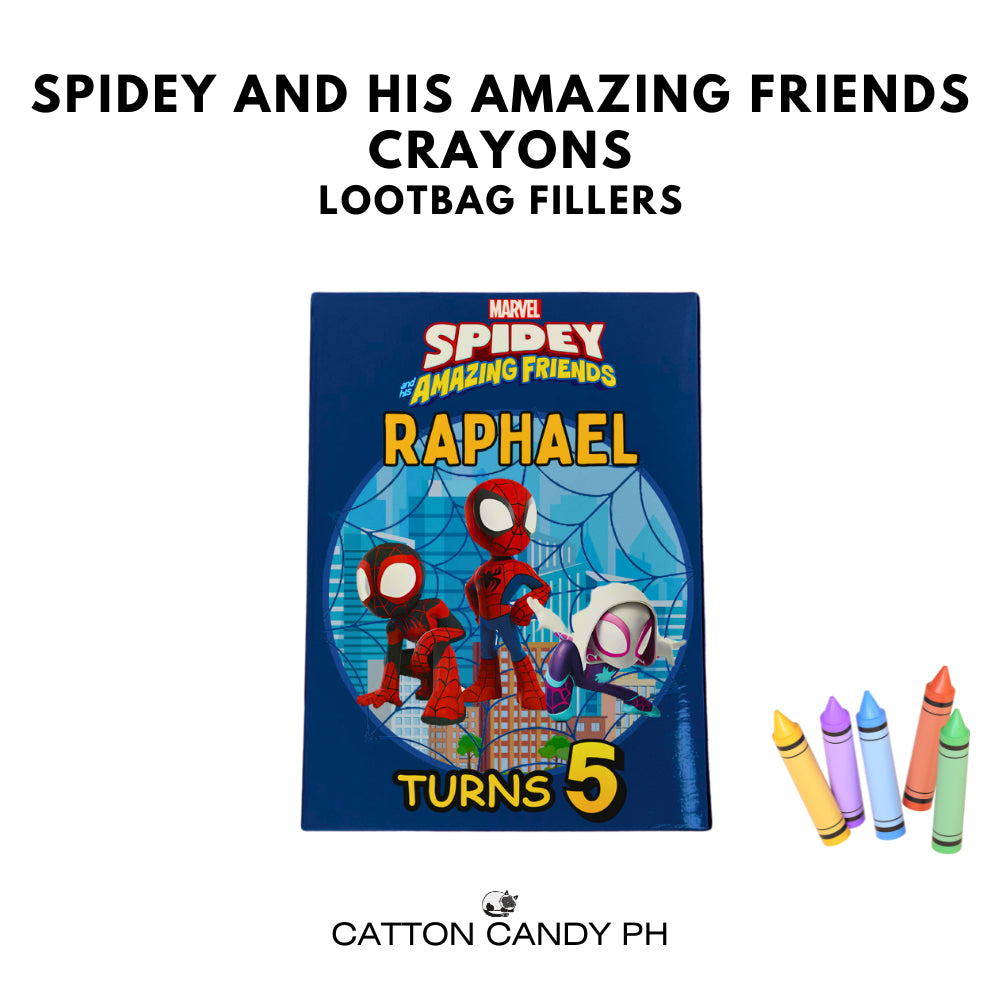 Personalized Crayons Birthday Loot bag fillers Party Souvenir