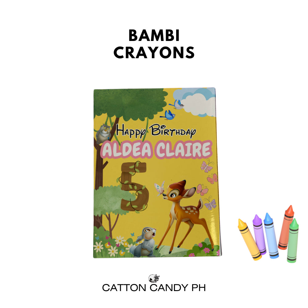 Personalized Crayons Birthday Loot bag fillers Party Souvenir