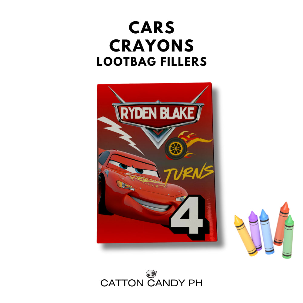 Personalized Crayons Birthday Loot bag fillers Party Souvenir