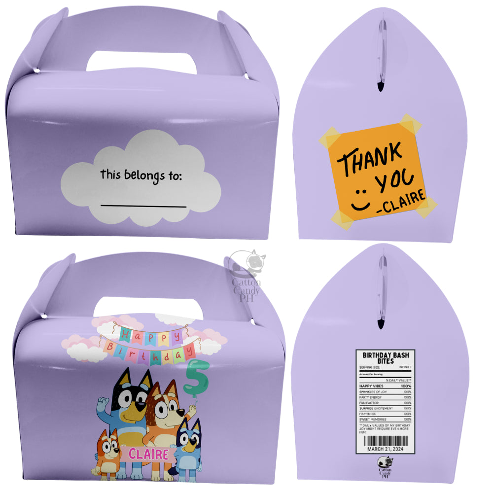 Big Size Birthday Gable | Donut | Munchkin | Gift Favor Party Loot Box