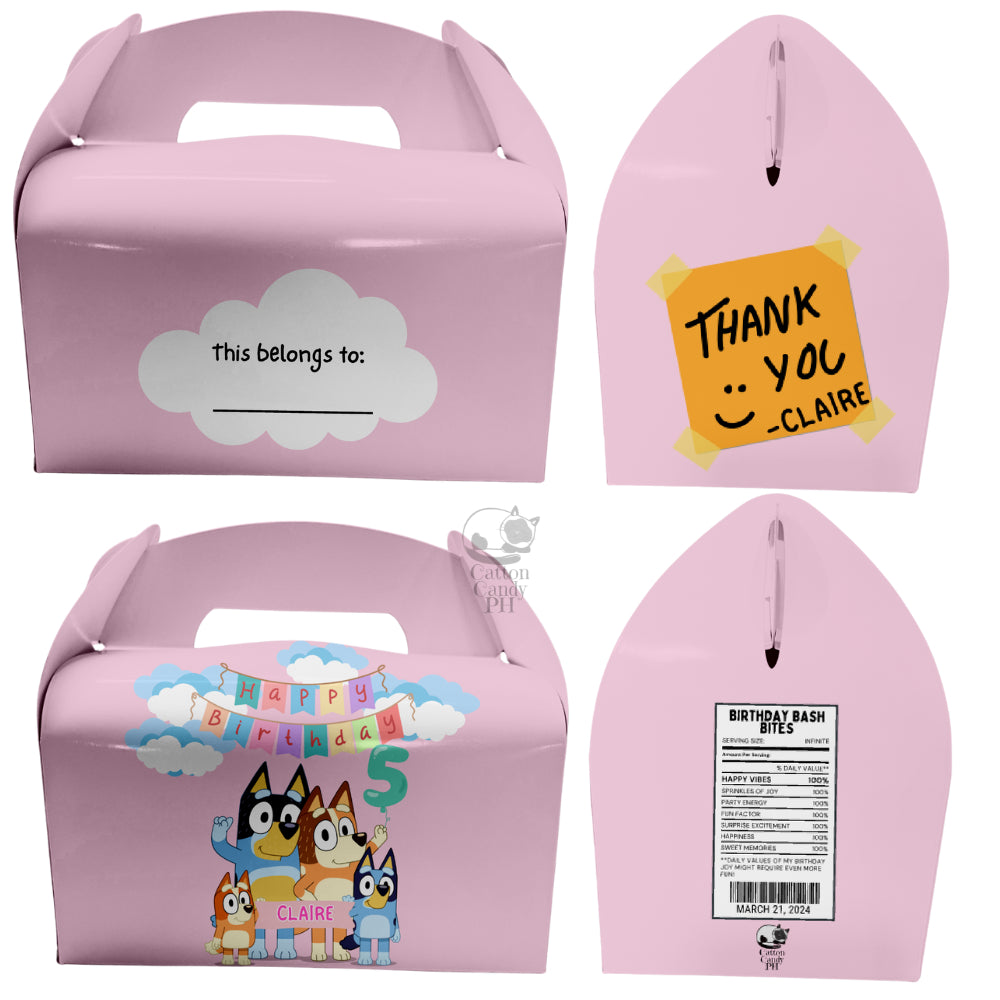 Big Size Birthday Gable | Donut | Munchkin | Gift Favor Party Loot Box