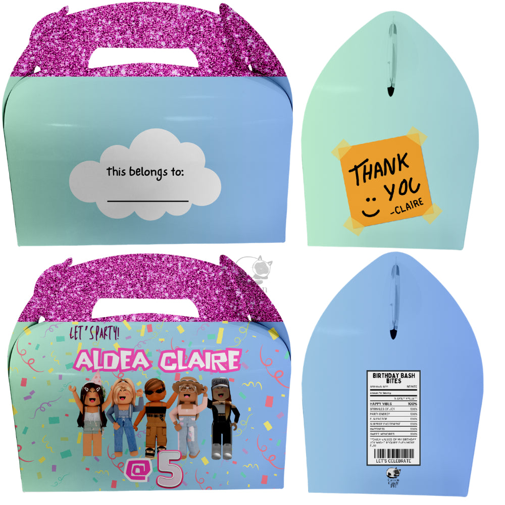 Big Size Birthday Gable | Donut | Munchkin | Gift Favor Party Loot Box
