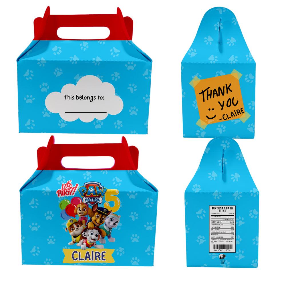Birthday Gable | Donut | Munchkin | Gift Favor Party Loot Box