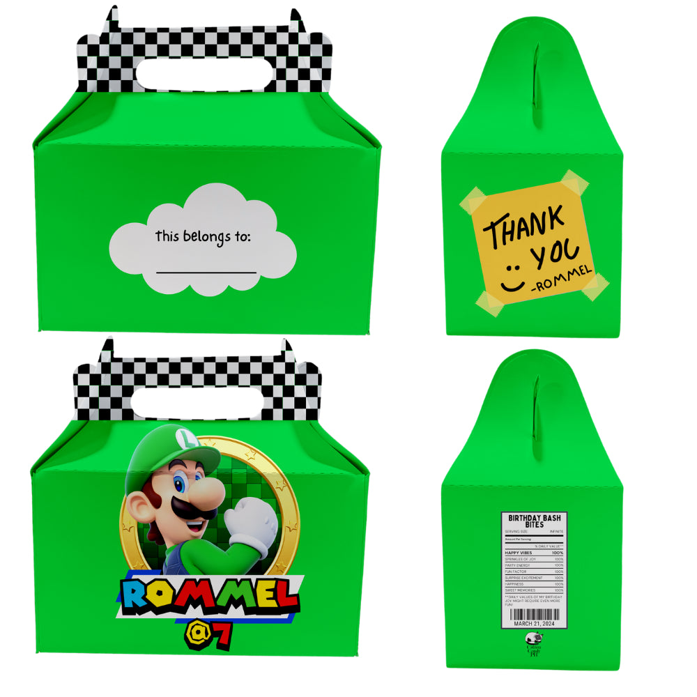 Birthday Gable | Donut | Munchkin | Gift Favor Party Loot Box