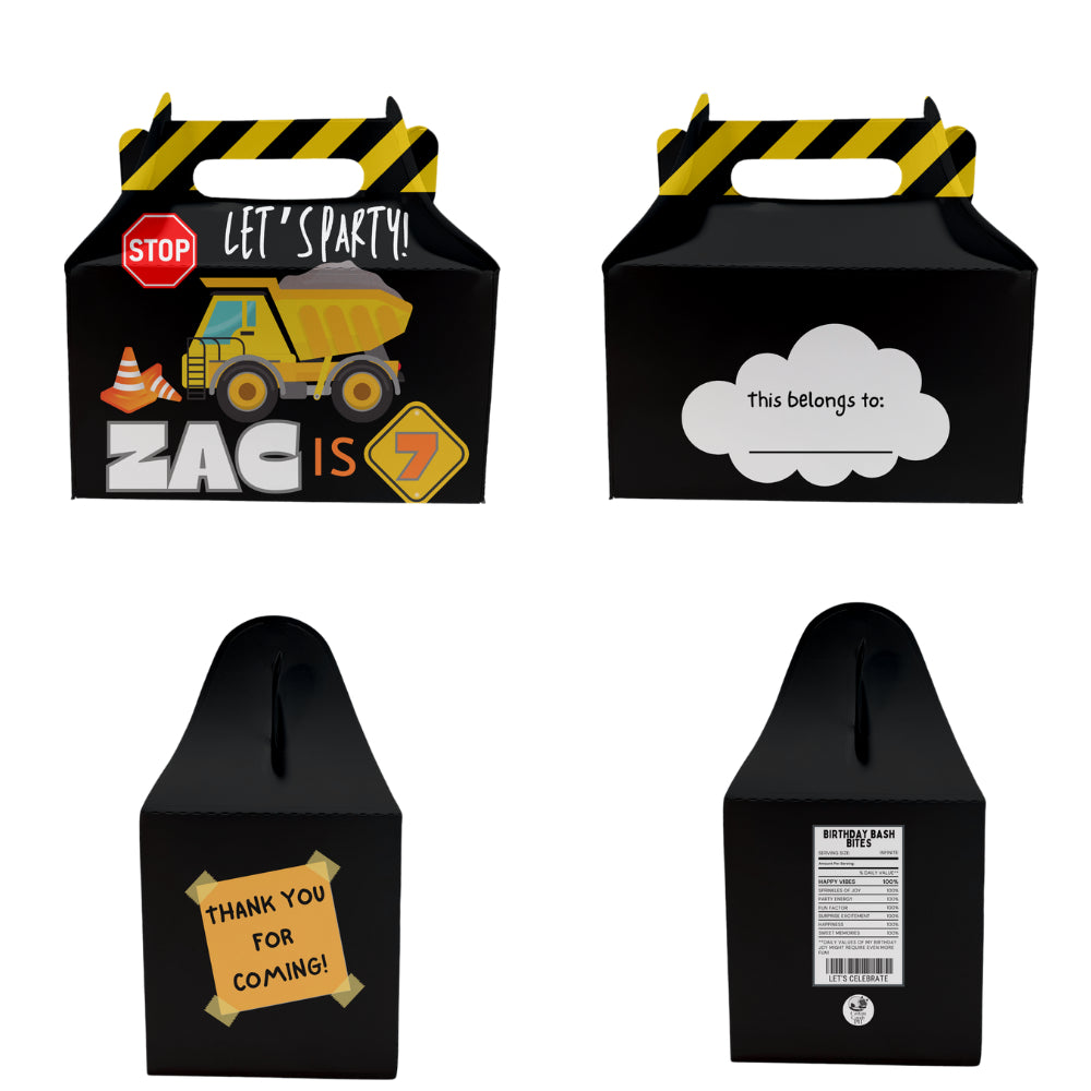 Birthday Gable | Donut | Munchkin | Gift Favor Party Loot Box