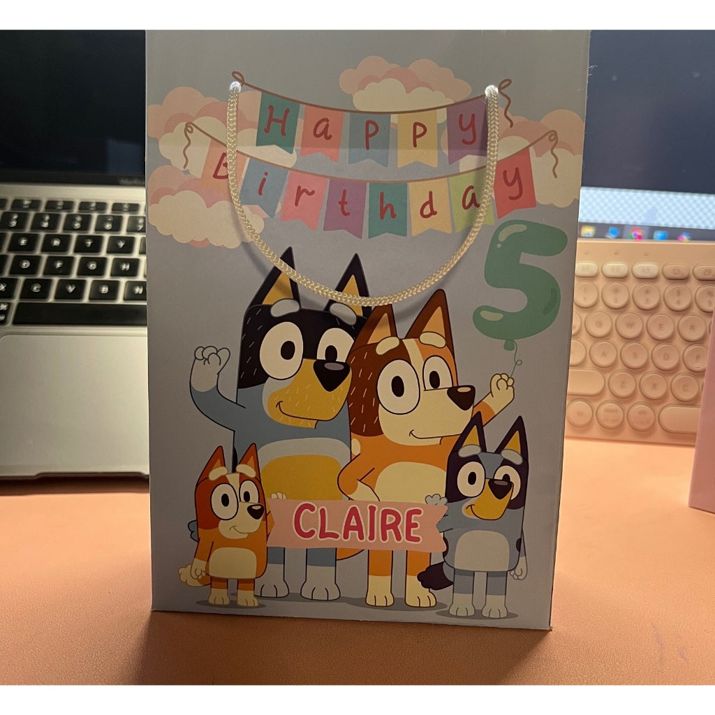 Personalized Birthday Party Paper Bag