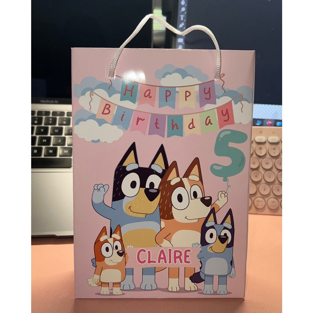 Personalized Birthday Party Paper Bag