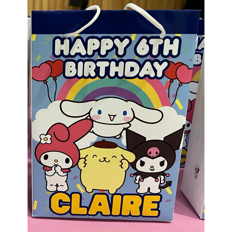 Personalized Birthday Party Paper Bag