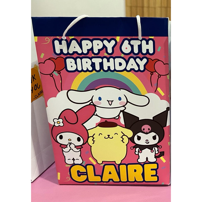 Personalized Birthday Party Paper Bag