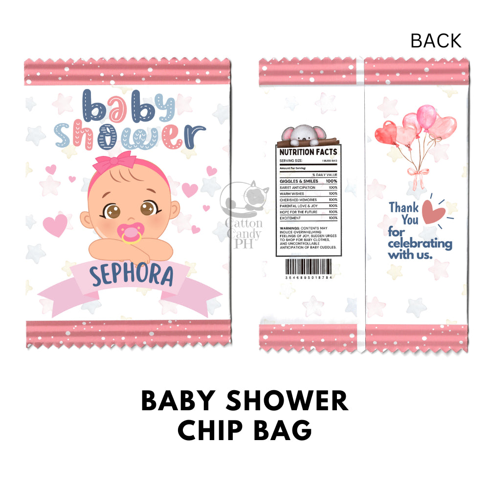 Baby Shower | Gender Reveal Chip Bag Party Favor Loot Bags