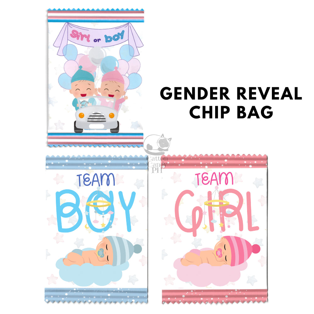 Baby Shower | Gender Reveal Chip Bag Party Favor Loot Bags