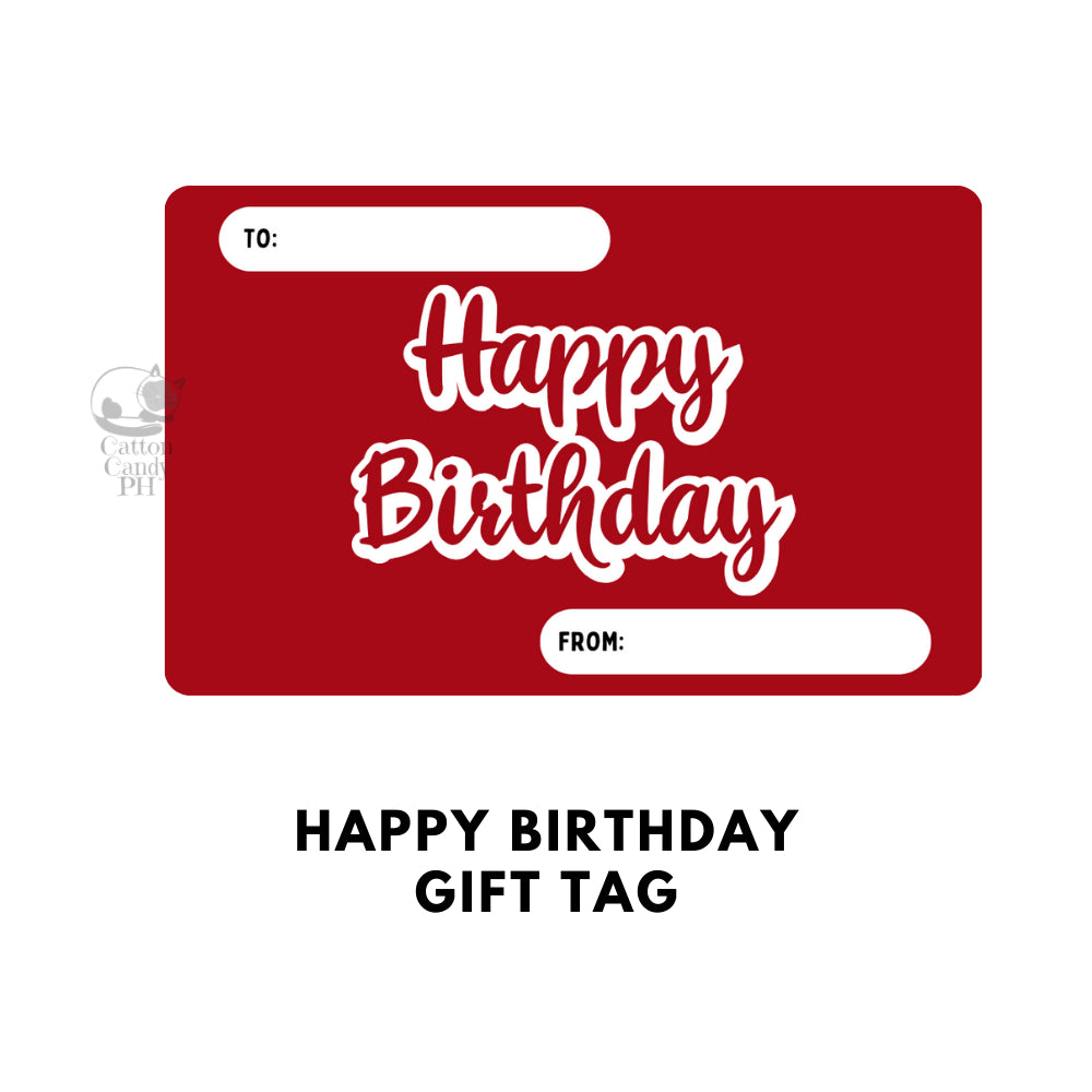 Happy Birthday Gift Tags | Card 10 pcs per pack