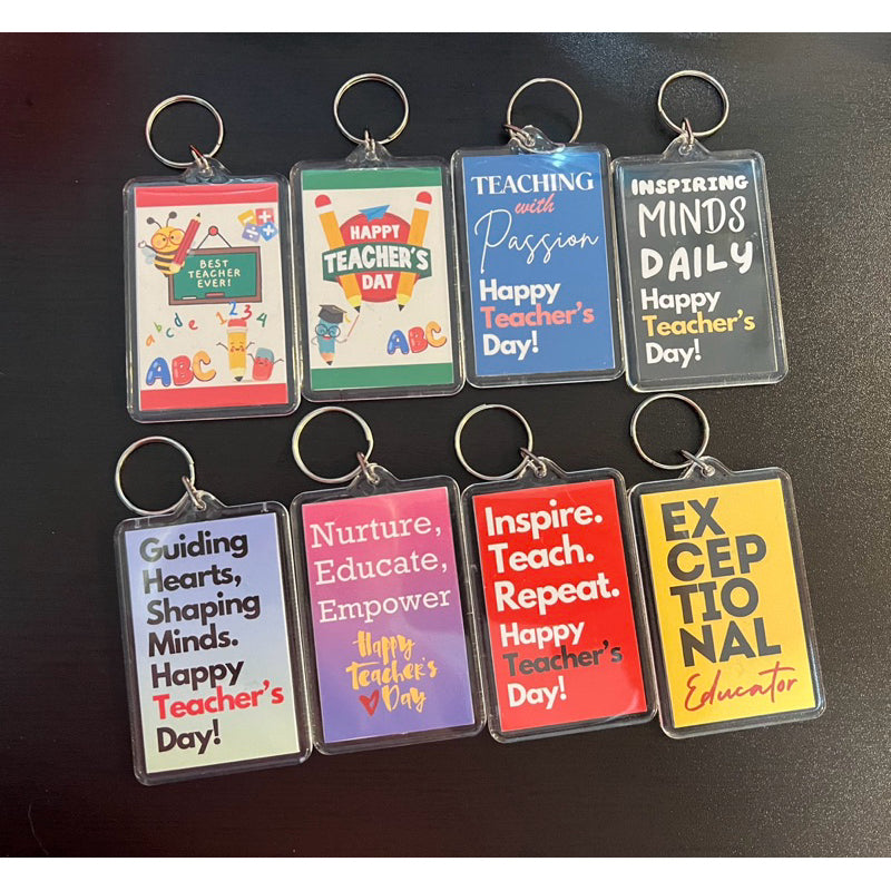 Teacher's Day Keychain Big Size