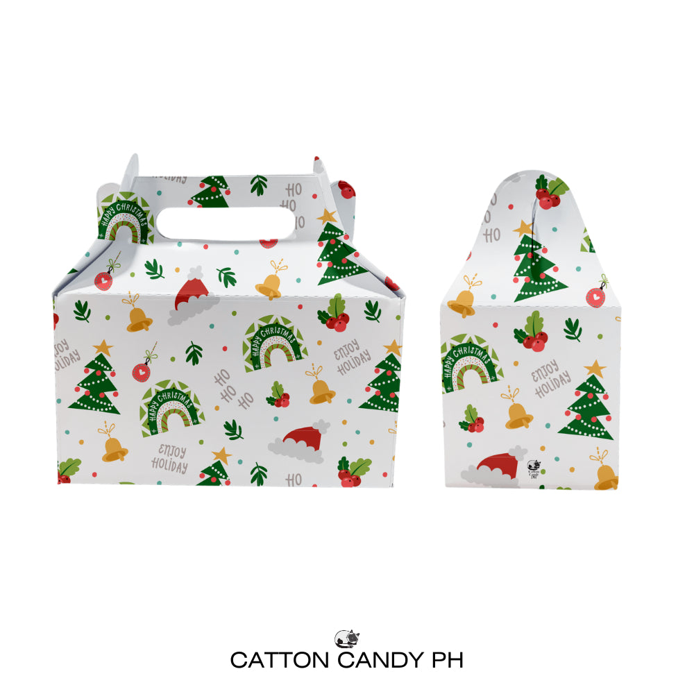 Christmas Gable | Donut | Munchkin | Gift Favor Party Loot Box