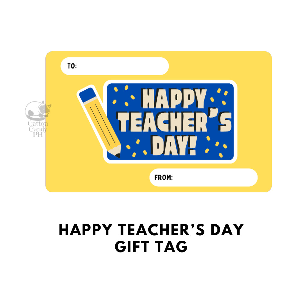 Happy Teacher's Day Gift Tags | Card 10 pcs per pack