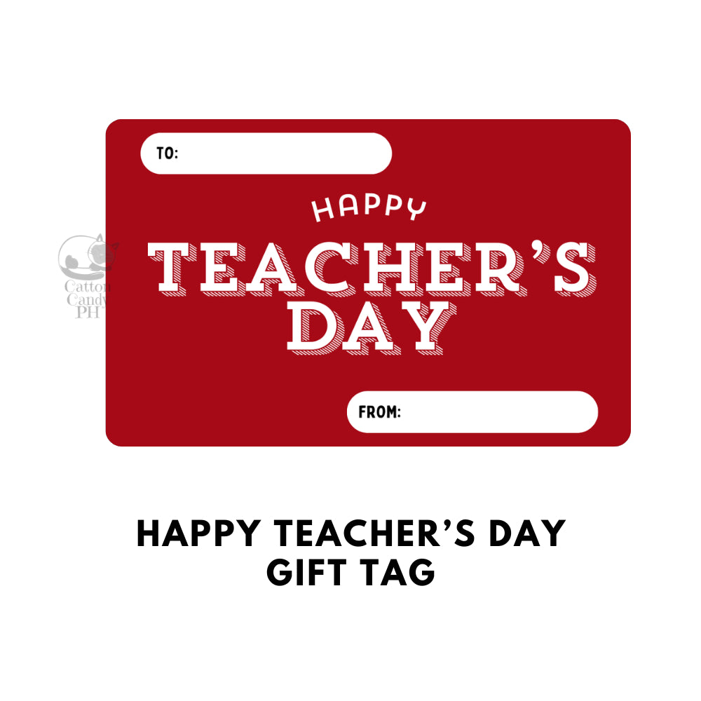 Happy Teacher's Day Gift Tags | Card 10 pcs per pack