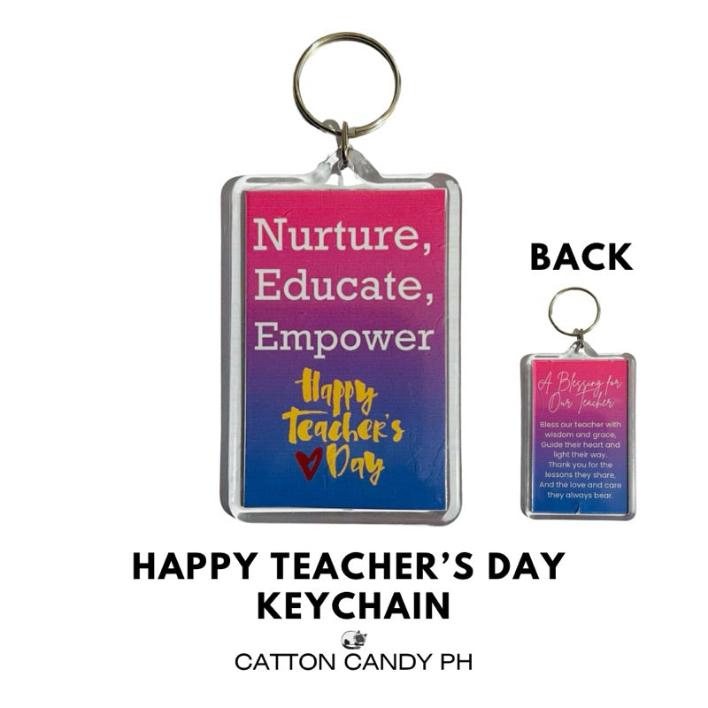 Teacher's Day Keychain Big Size