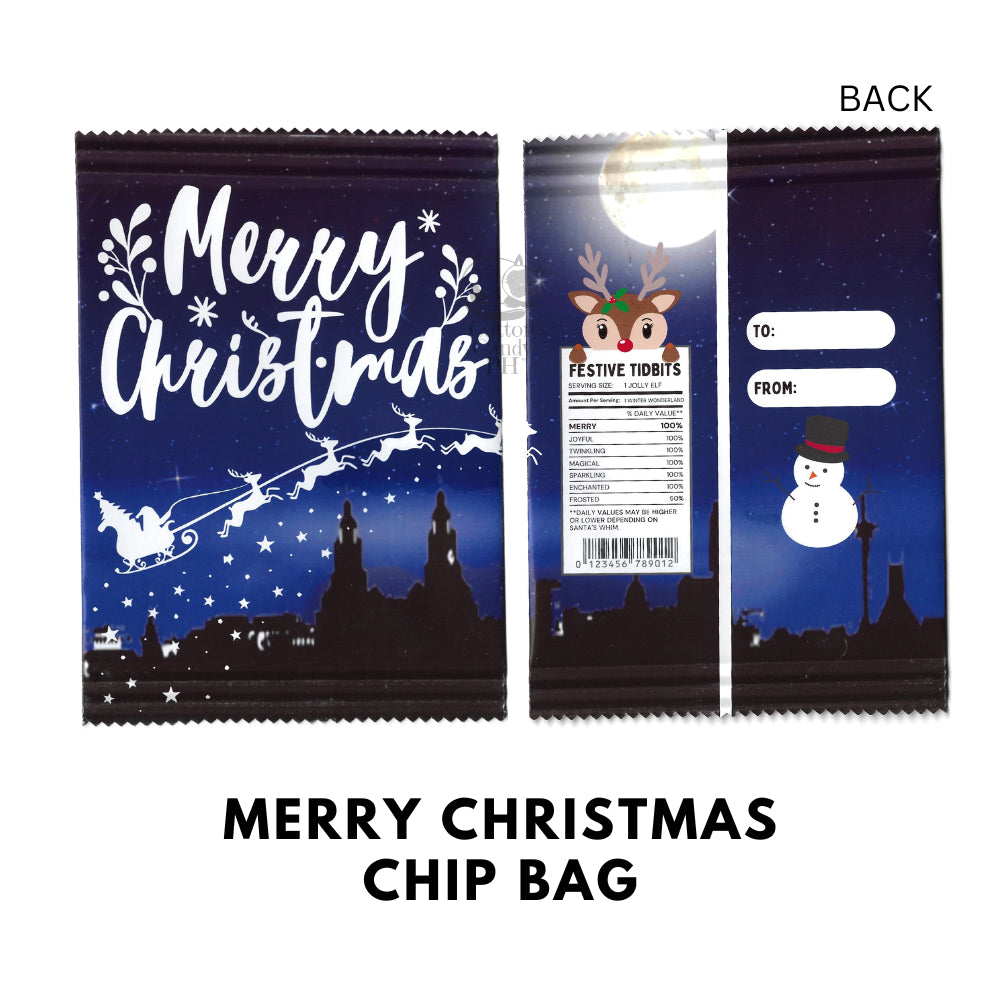 Christmas Mini Chip Bag | Cute Size Chip Bag | Angpao | Money Envelope 12 pcs per pack