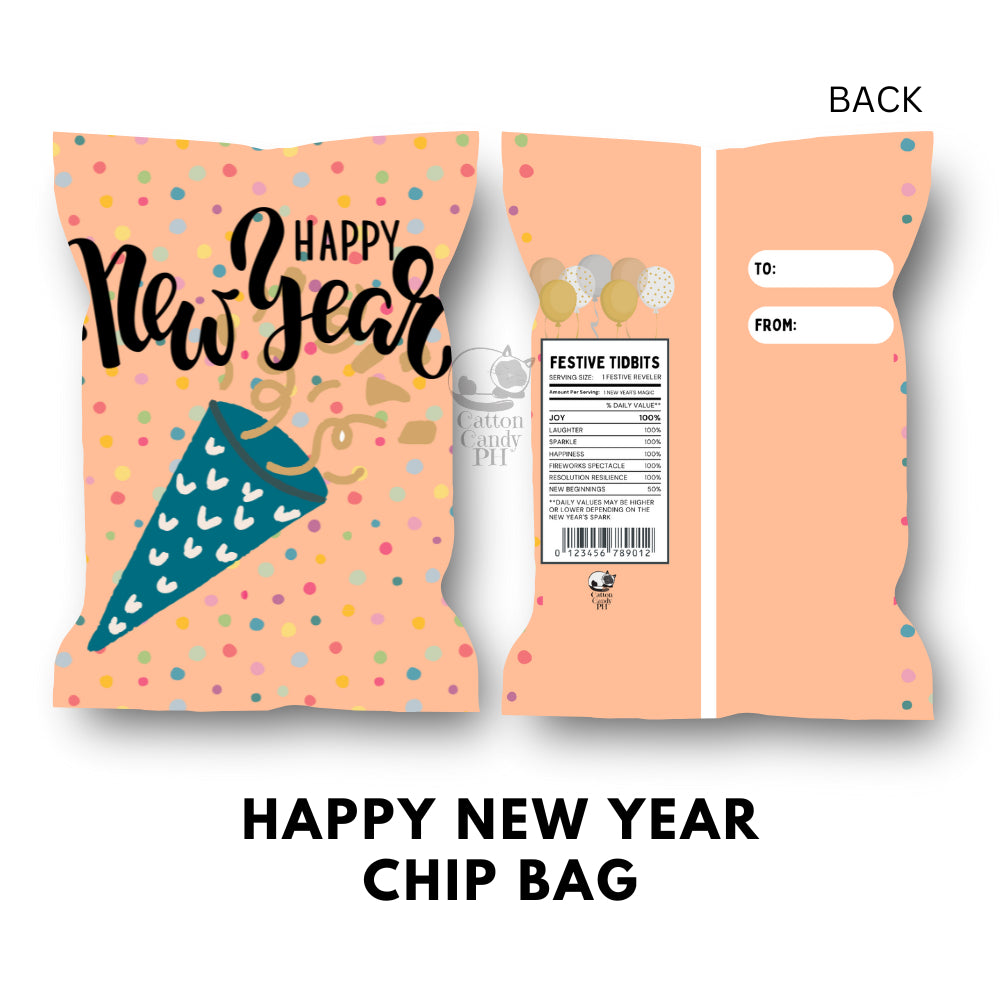 Christmas Mini Chip Bag | Cute Size Chip Bag | Angpao | Money Envelope 12 pcs per pack