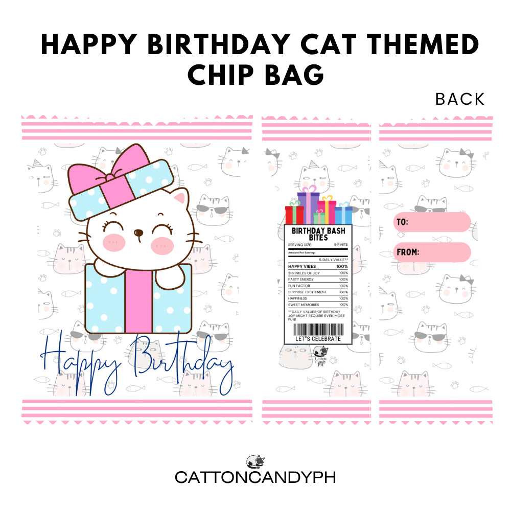 Happy Birthday Chip Bag