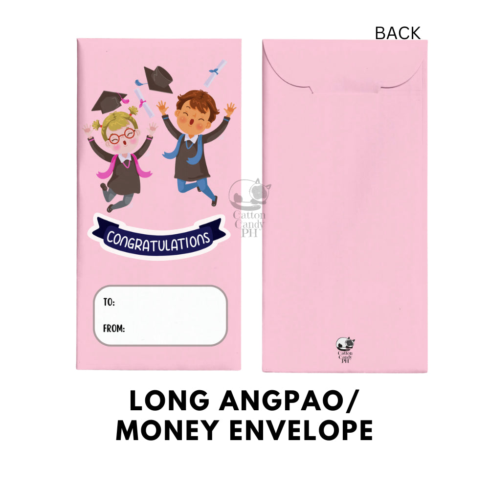 Congratulations | Happy Graduation Long Angpao Money Envelope