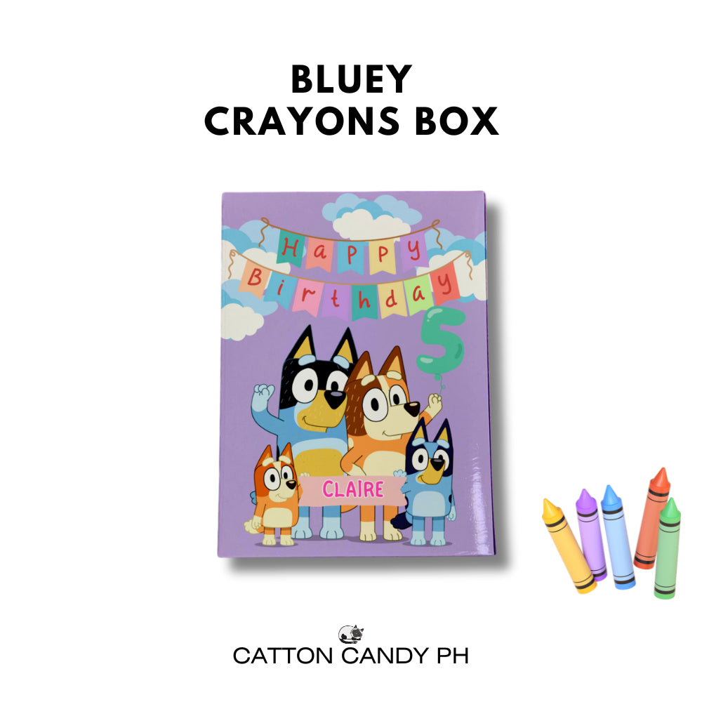 Personalized Crayons Box (for 8pcs crayons) - BOX ONLY, NO CRAYONS INCLUDED