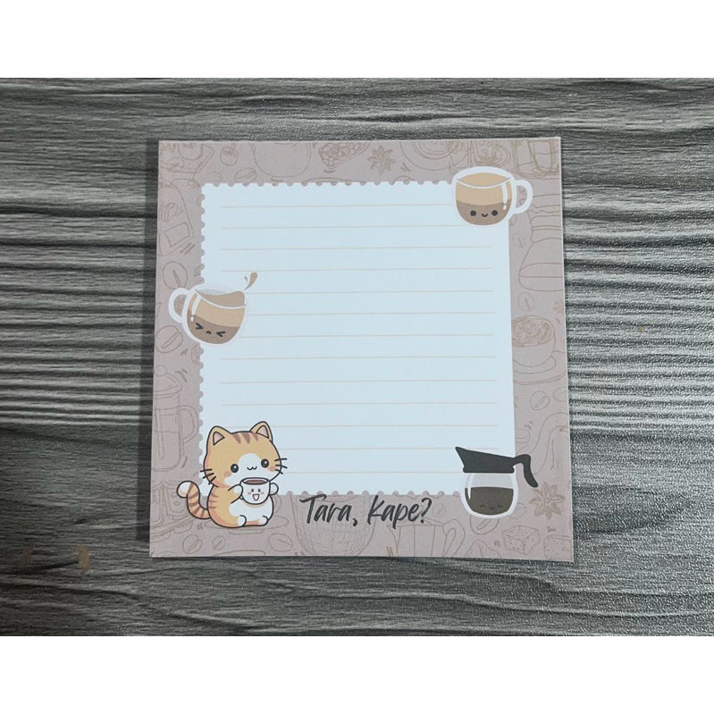 Tara, kape Notepad Memo pad