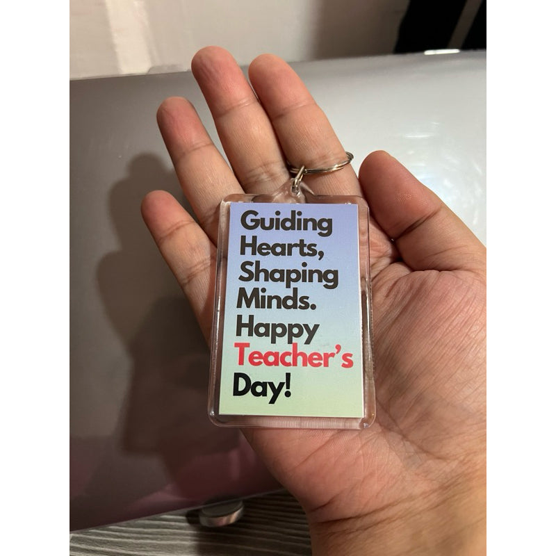 Teacher's Day Keychain Big Size