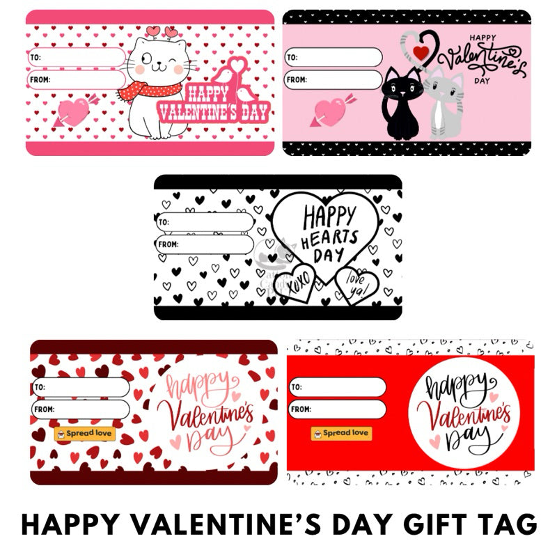 Valentine's Day Gift Tags | Card 10 pcs per pack