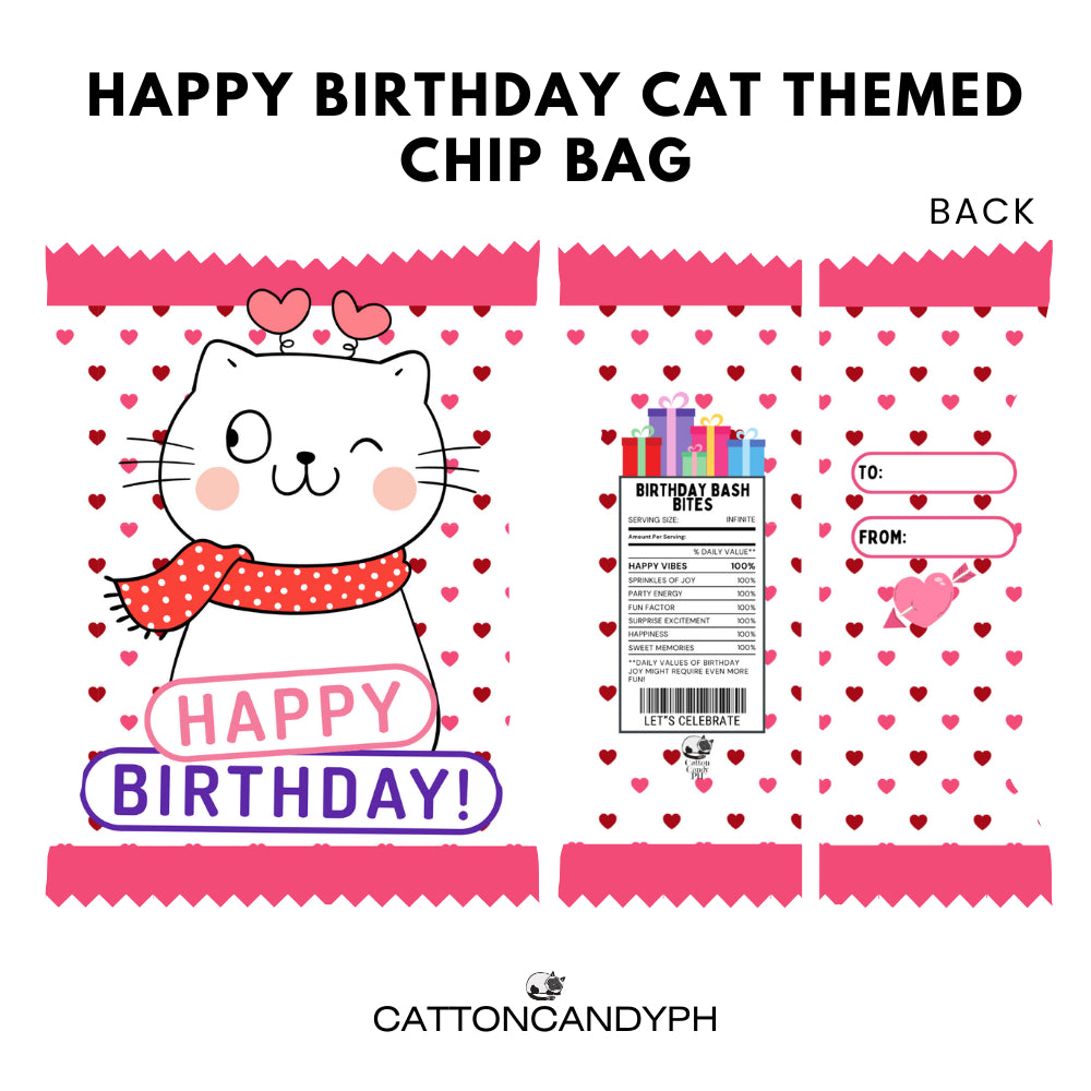 Happy Birthday Chip Bag