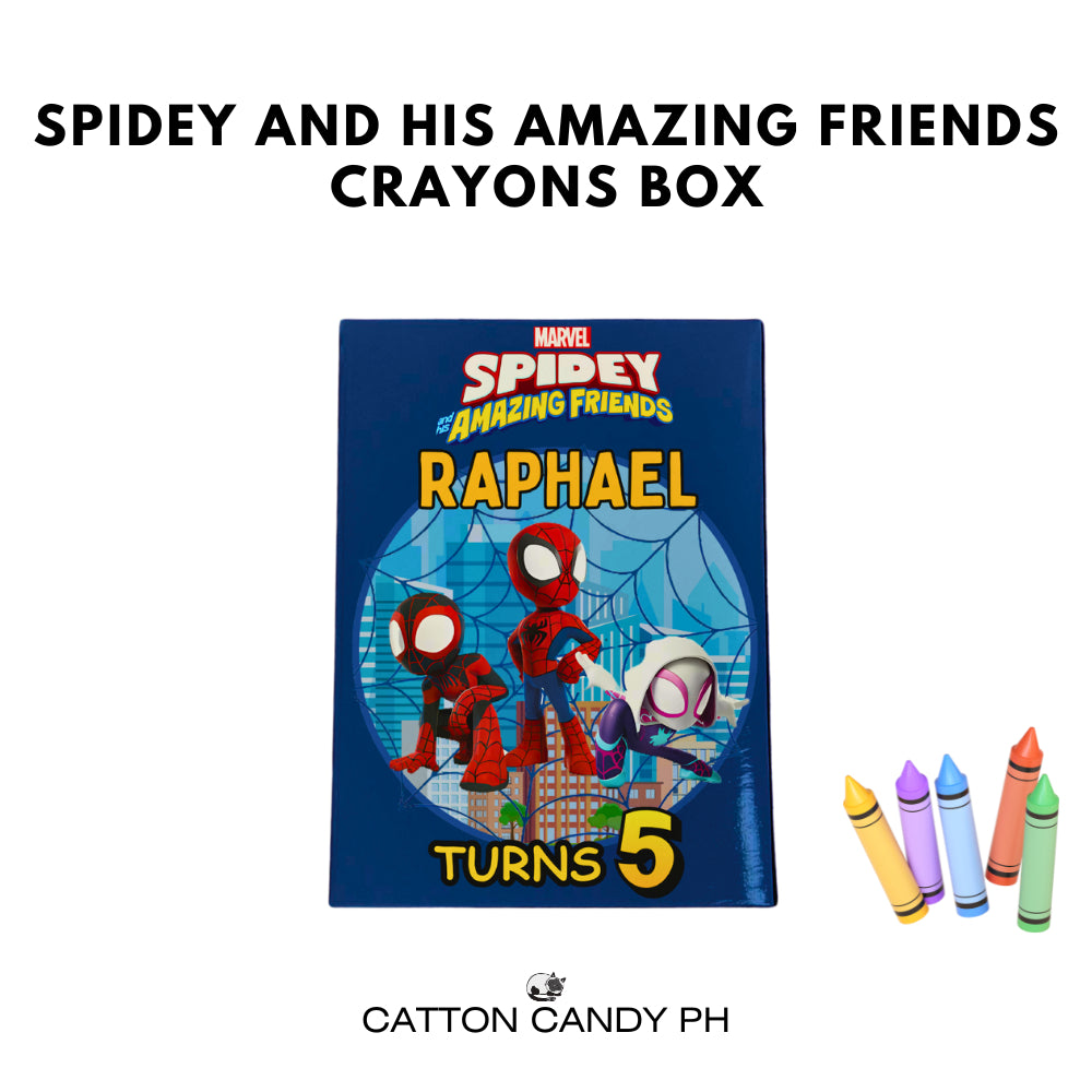Personalized Crayons Box (for 8pcs crayons) - BOX ONLY, NO CRAYONS INCLUDED