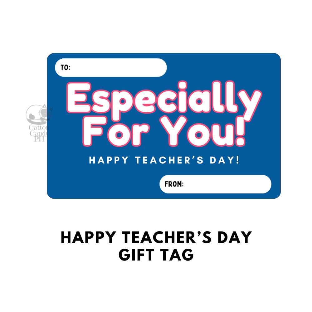 Happy Teacher's Day Gift Tags | Card 10 pcs per pack
