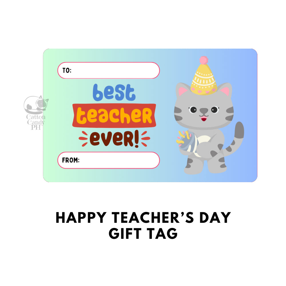 Happy Teacher's Day Gift Tags | Card 10 pcs per pack