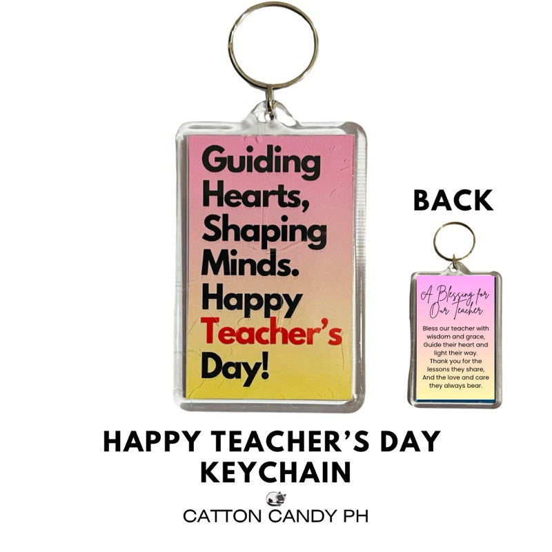 Teacher's Day Keychain Big Size