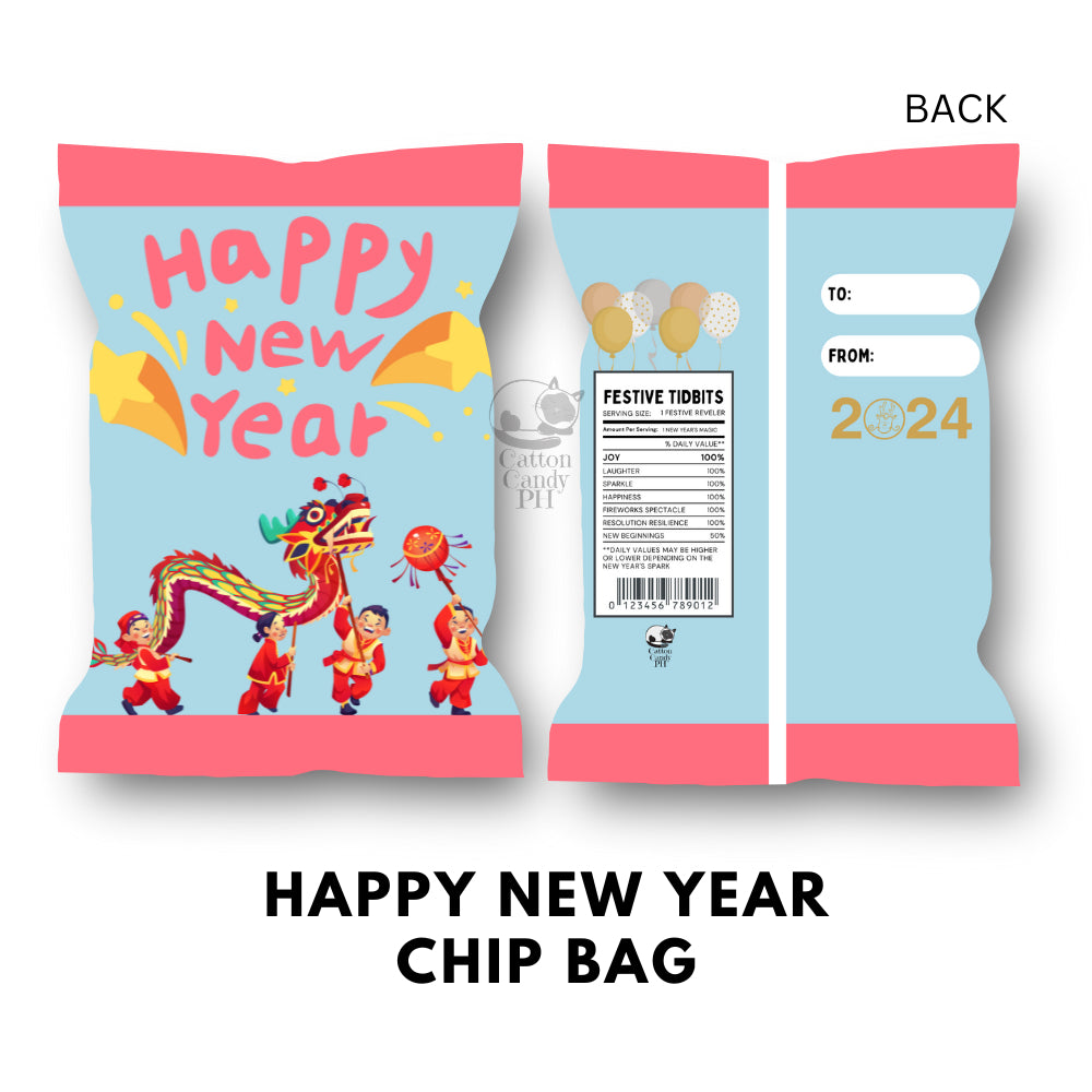 Christmas Mini Chip Bag | Cute Size Chip Bag | Angpao | Money Envelope 12 pcs per pack