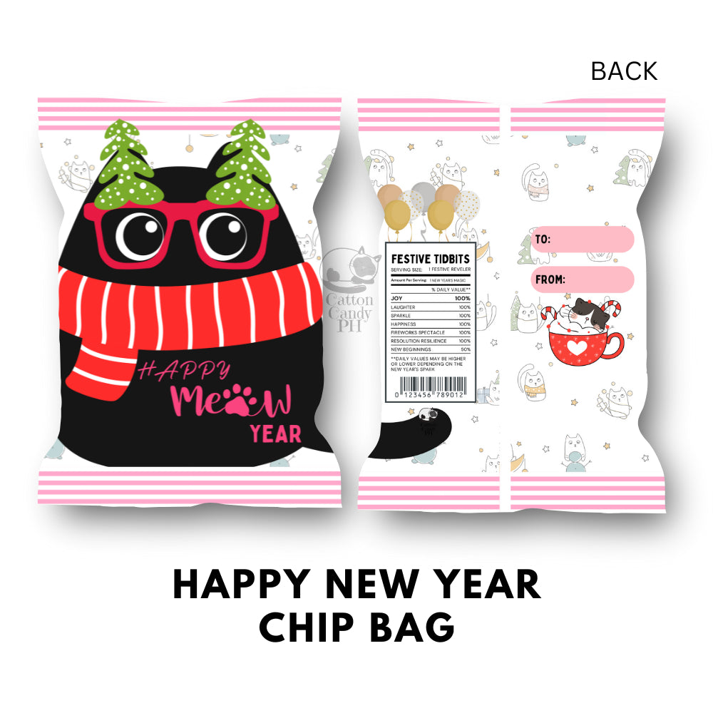 Christmas Mini Chip Bag | Cute Size Chip Bag | Angpao | Money Envelope 12 pcs per pack