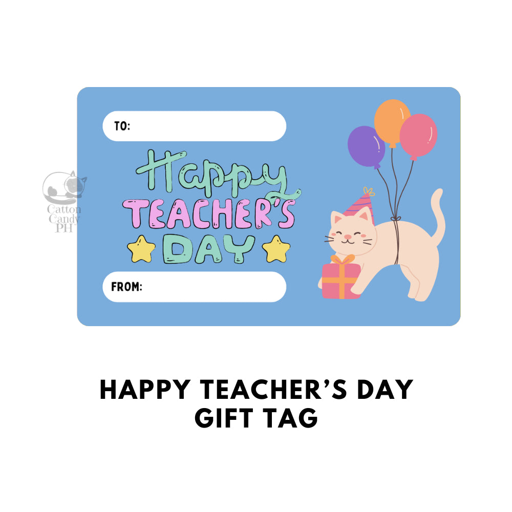Happy Teacher's Day Gift Tags | Card 10 pcs per pack