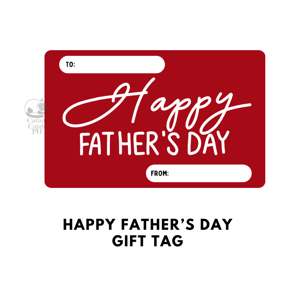 Happy Father's Day Gift Tags | Card 10 pcs per pack