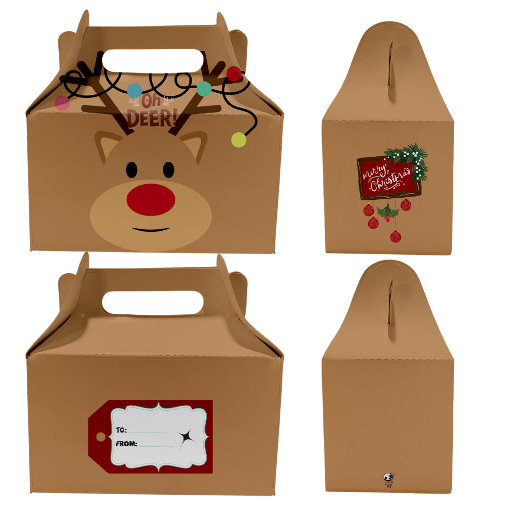 Christmas Gable | Donut | Munchkin | Gift Favor Party Loot Box