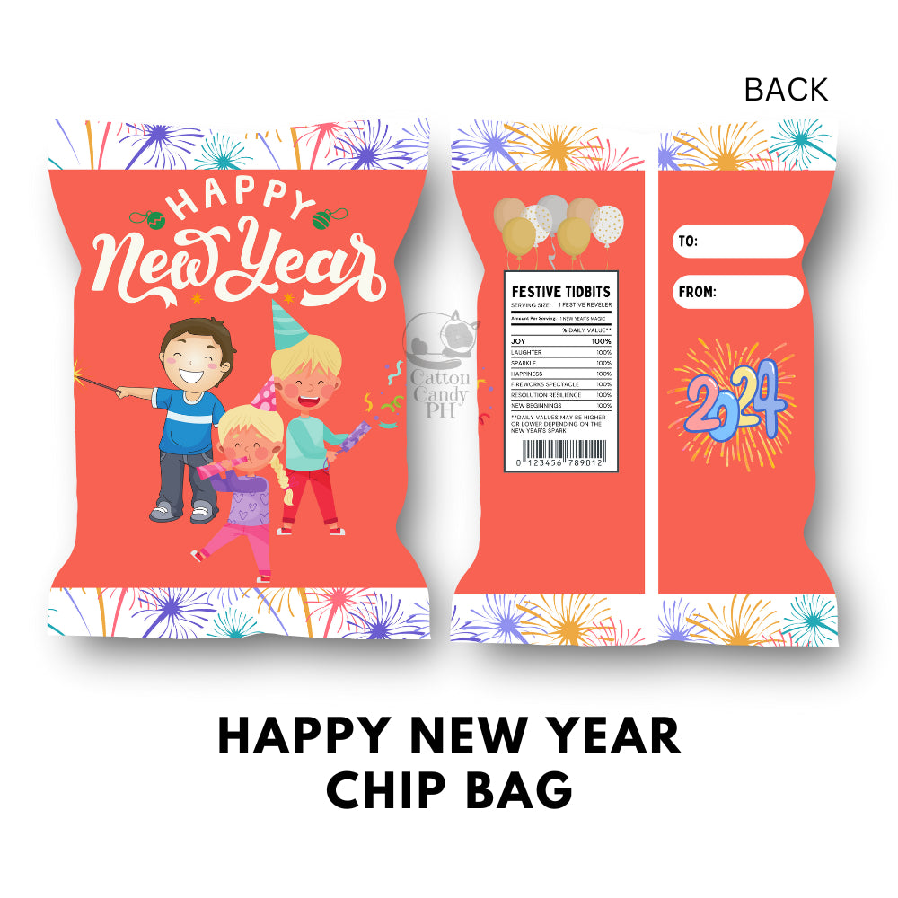 Christmas Mini Chip Bag | Cute Size Chip Bag | Angpao | Money Envelope 12 pcs per pack