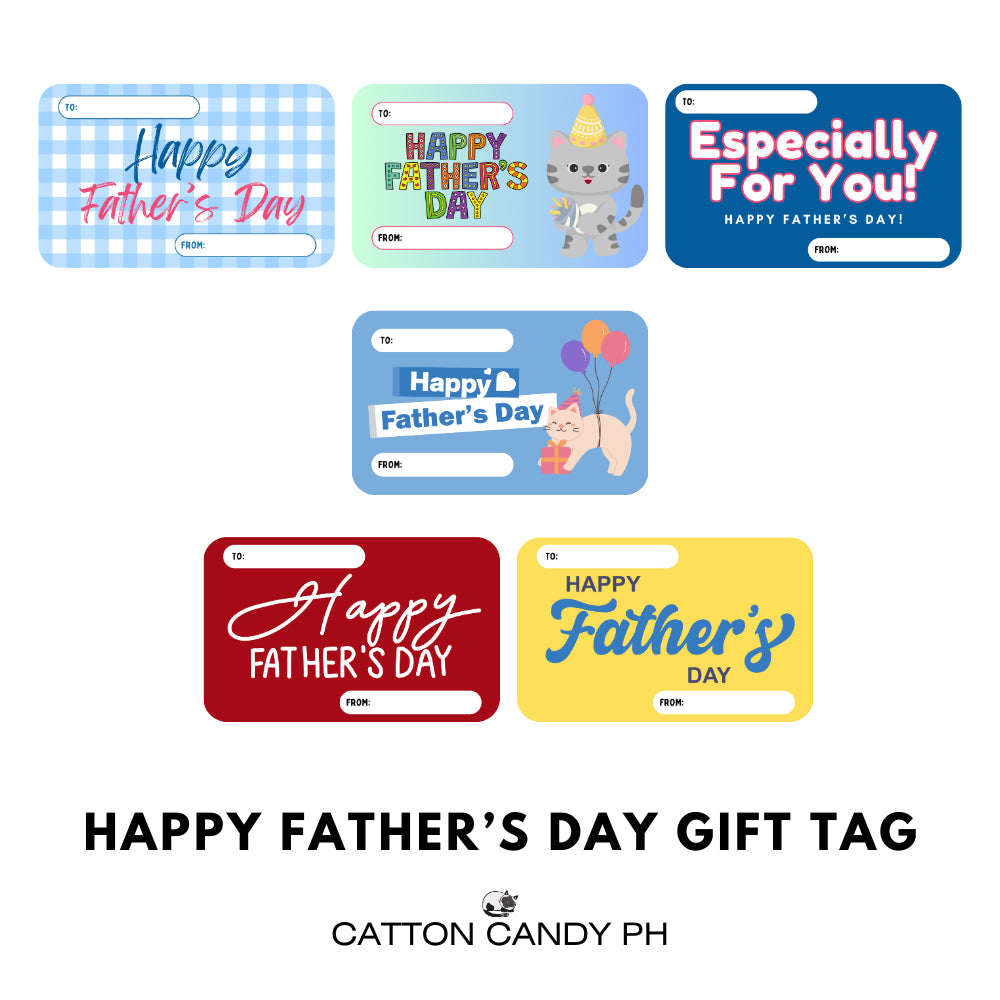 Happy Father's Day Gift Tags | Card 10 pcs per pack