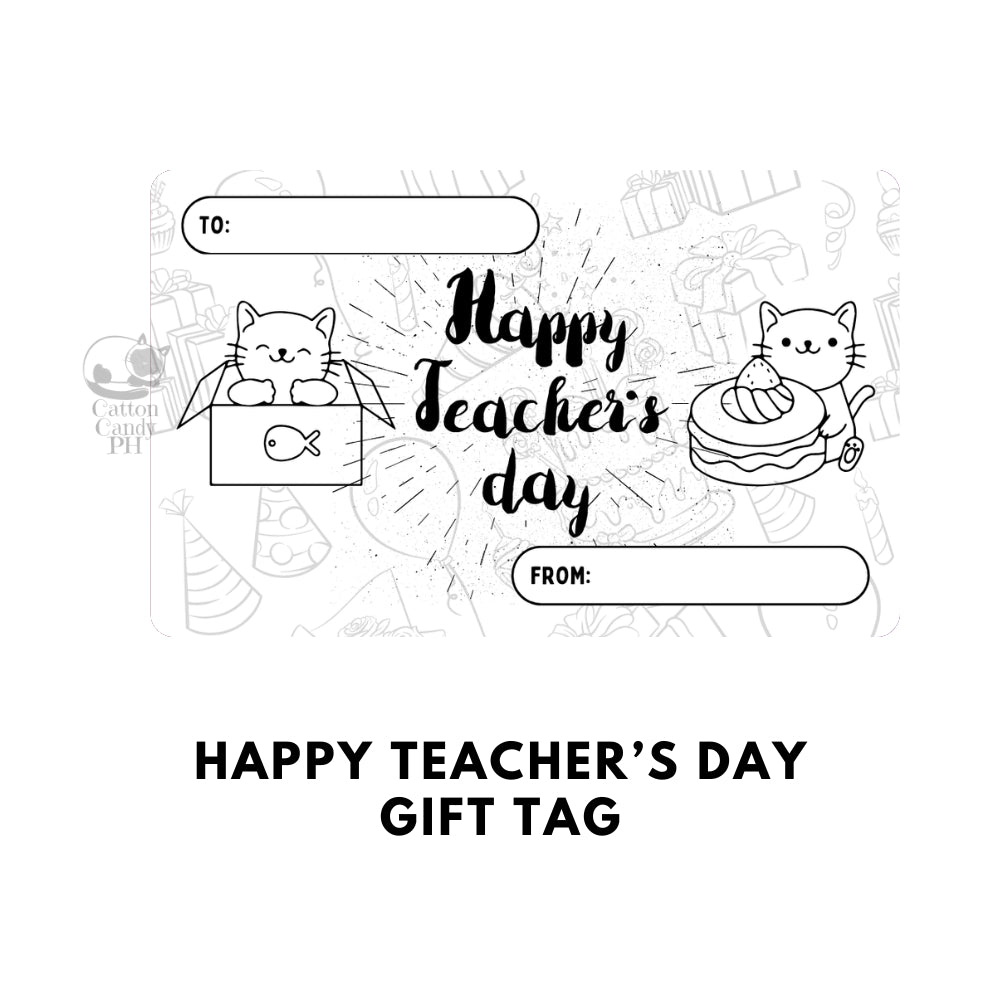 Happy Teacher's Day Gift Tags | Card 10 pcs per pack